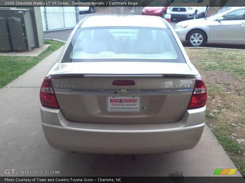 Sandstone Metallic / Cashmere Beige 2006 Chevrolet Malibu LT V6 Sedan