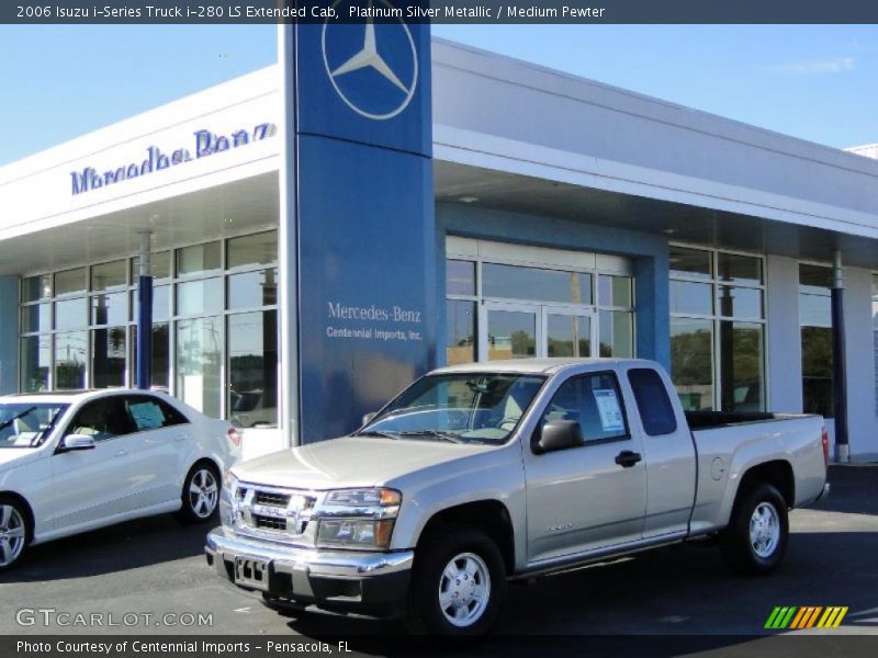 Platinum Silver Metallic / Medium Pewter 2006 Isuzu i-Series Truck i-280 LS Extended Cab