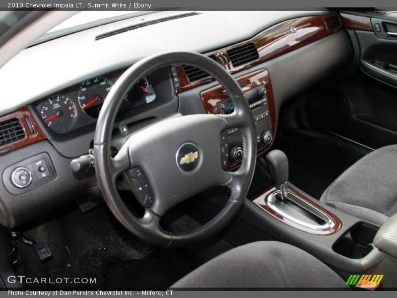 Summit White / Ebony 2010 Chevrolet Impala LT