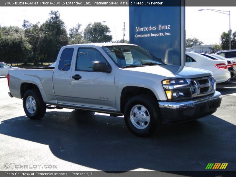 Platinum Silver Metallic / Medium Pewter 2006 Isuzu i-Series Truck i-280 LS Extended Cab
