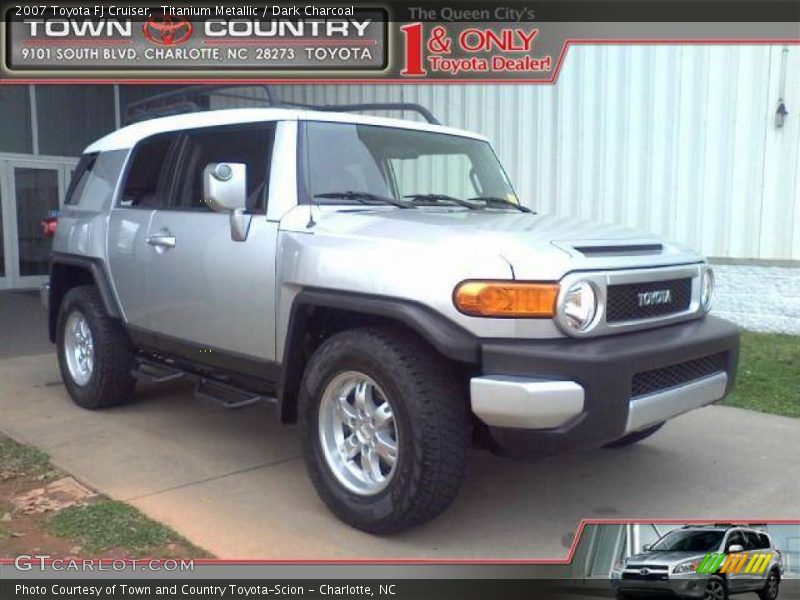 Titanium Metallic / Dark Charcoal 2007 Toyota FJ Cruiser