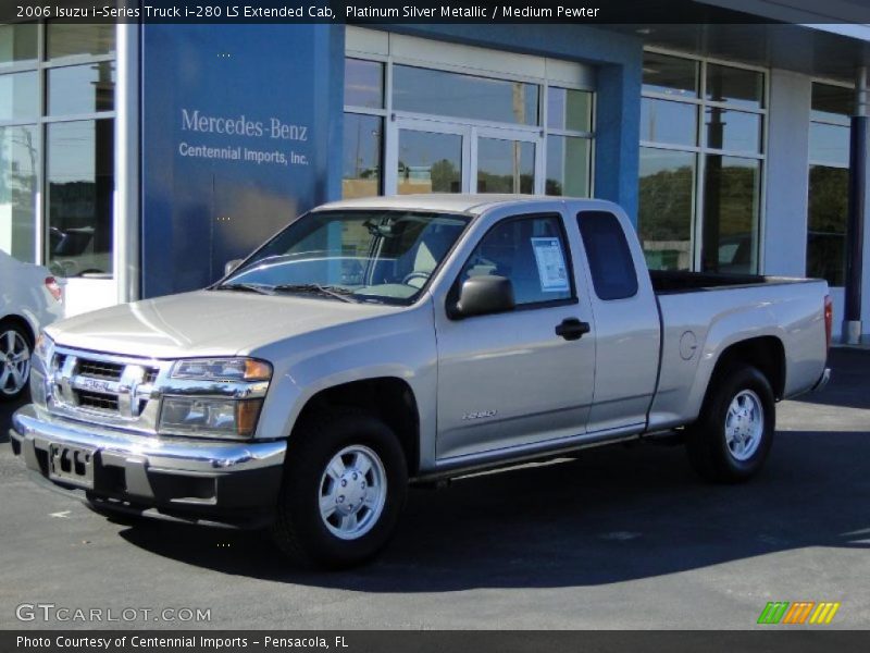 Platinum Silver Metallic / Medium Pewter 2006 Isuzu i-Series Truck i-280 LS Extended Cab