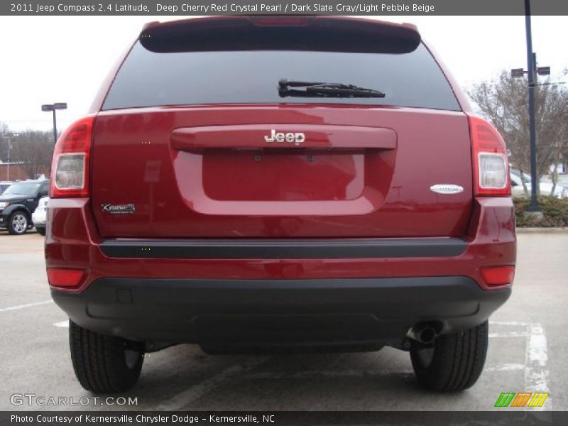 Deep Cherry Red Crystal Pearl / Dark Slate Gray/Light Pebble Beige 2011 Jeep Compass 2.4 Latitude
