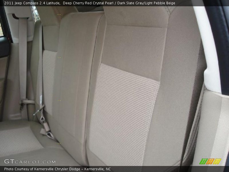 Deep Cherry Red Crystal Pearl / Dark Slate Gray/Light Pebble Beige 2011 Jeep Compass 2.4 Latitude