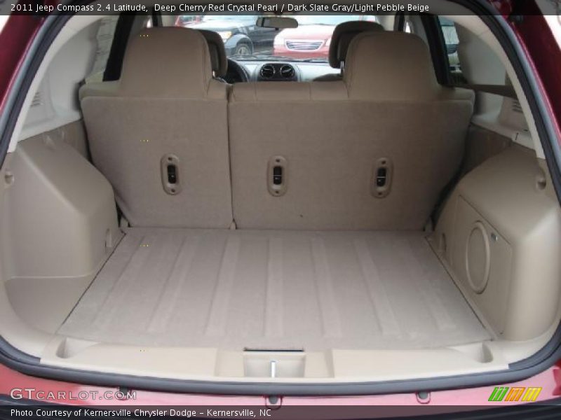 Deep Cherry Red Crystal Pearl / Dark Slate Gray/Light Pebble Beige 2011 Jeep Compass 2.4 Latitude