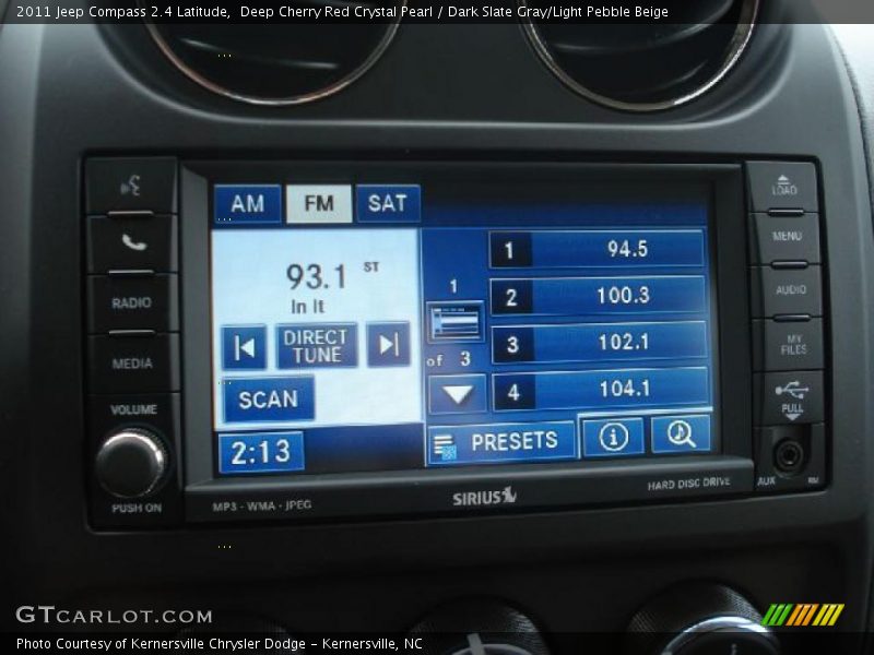 Deep Cherry Red Crystal Pearl / Dark Slate Gray/Light Pebble Beige 2011 Jeep Compass 2.4 Latitude