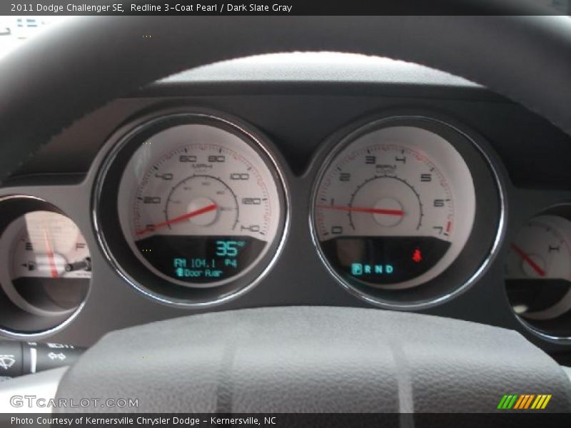Redline 3-Coat Pearl / Dark Slate Gray 2011 Dodge Challenger SE