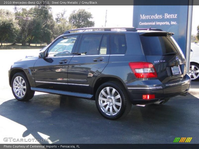 Steel Grey Metallic / Grey/Black 2010 Mercedes-Benz GLK 350