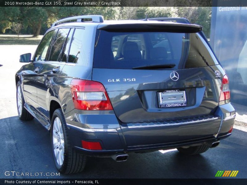 Steel Grey Metallic / Grey/Black 2010 Mercedes-Benz GLK 350