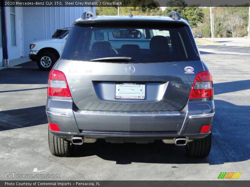 Steel Grey Metallic / Grey/Black 2010 Mercedes-Benz GLK 350