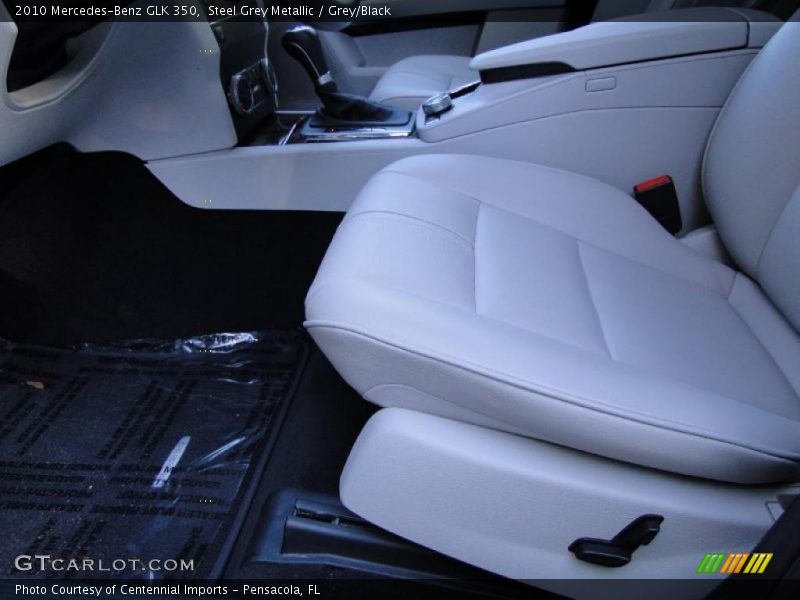 Steel Grey Metallic / Grey/Black 2010 Mercedes-Benz GLK 350