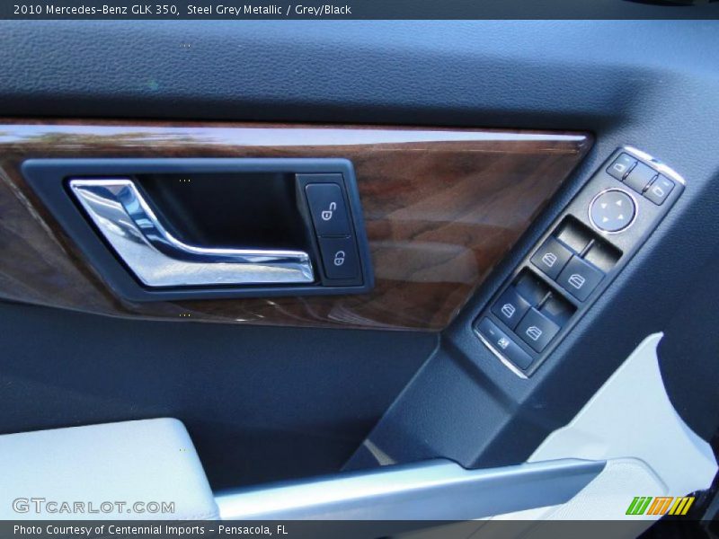 Steel Grey Metallic / Grey/Black 2010 Mercedes-Benz GLK 350