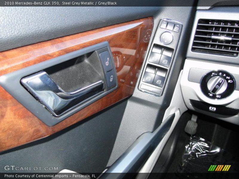 Steel Grey Metallic / Grey/Black 2010 Mercedes-Benz GLK 350