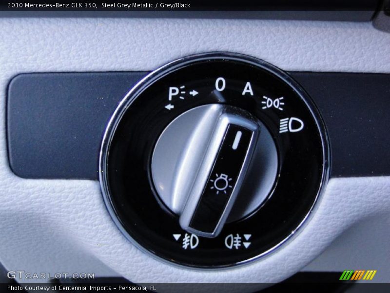 Steel Grey Metallic / Grey/Black 2010 Mercedes-Benz GLK 350