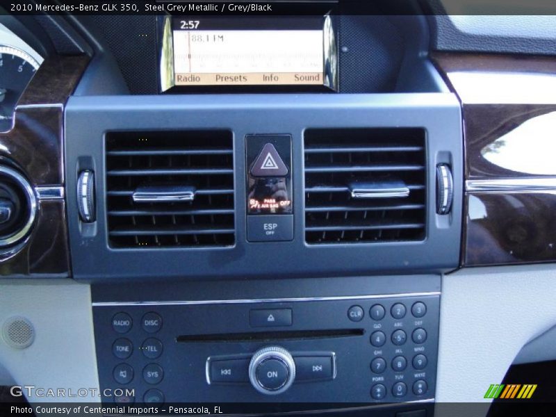 Steel Grey Metallic / Grey/Black 2010 Mercedes-Benz GLK 350