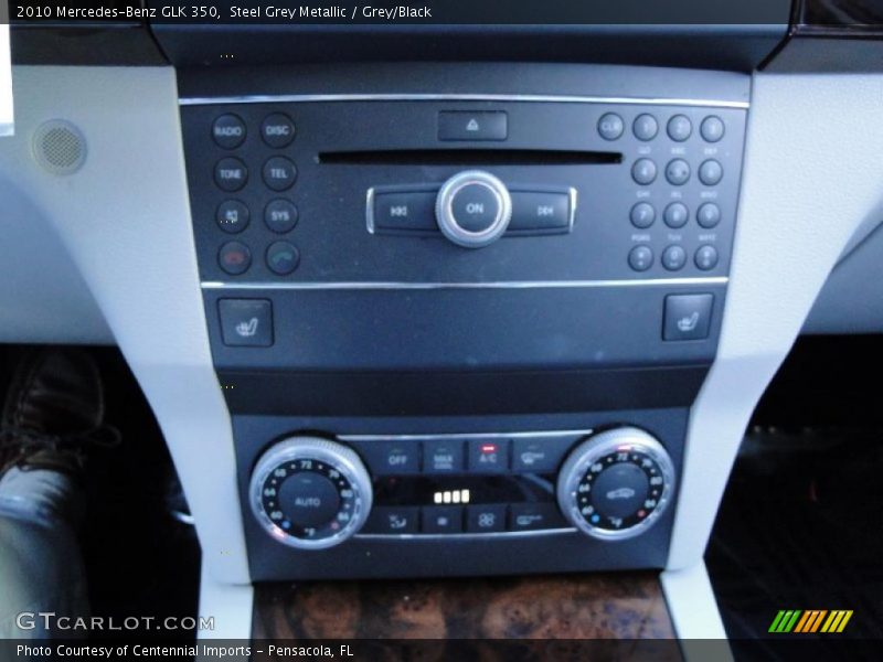 Steel Grey Metallic / Grey/Black 2010 Mercedes-Benz GLK 350