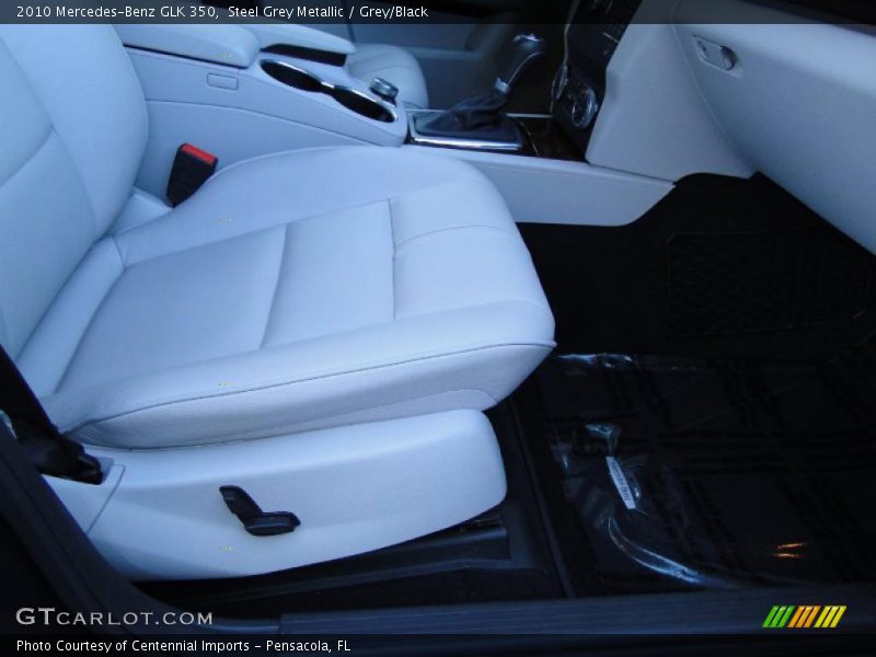 Steel Grey Metallic / Grey/Black 2010 Mercedes-Benz GLK 350