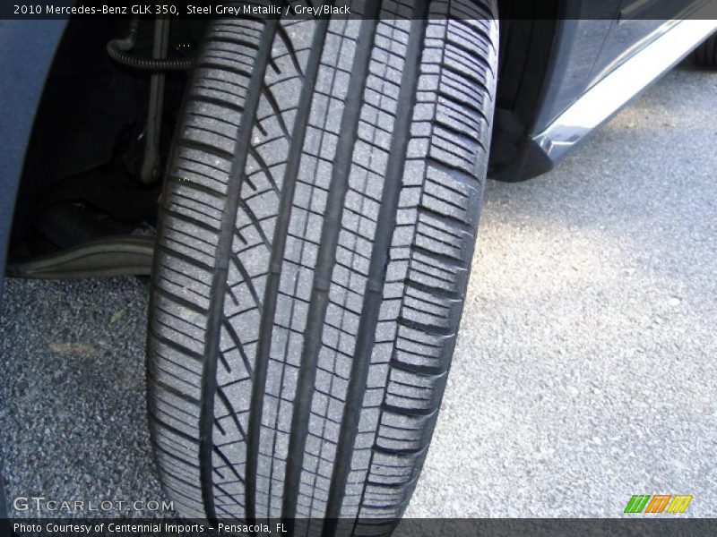 Steel Grey Metallic / Grey/Black 2010 Mercedes-Benz GLK 350