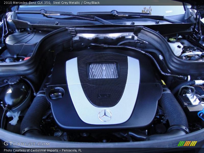 Steel Grey Metallic / Grey/Black 2010 Mercedes-Benz GLK 350
