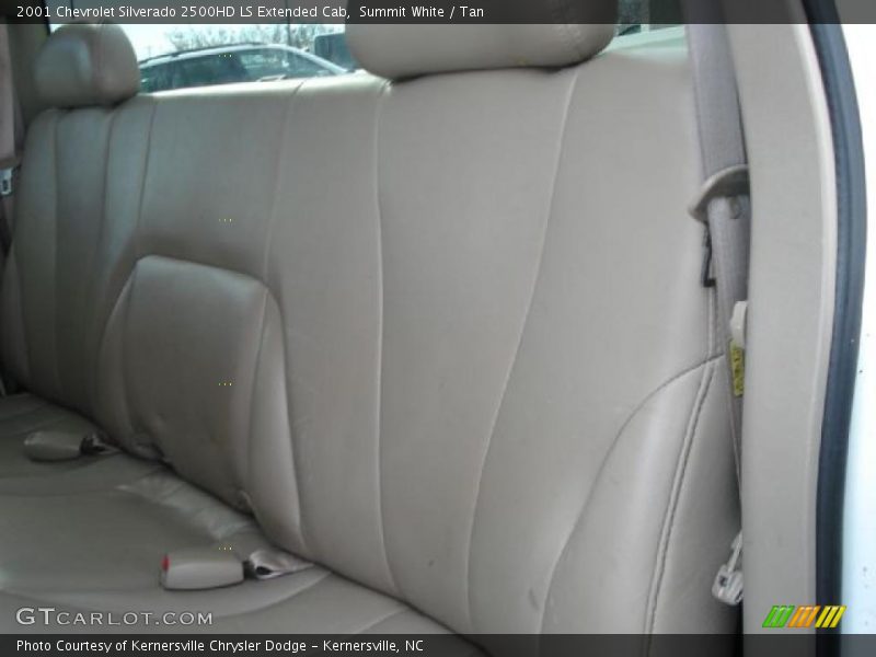 Summit White / Tan 2001 Chevrolet Silverado 2500HD LS Extended Cab