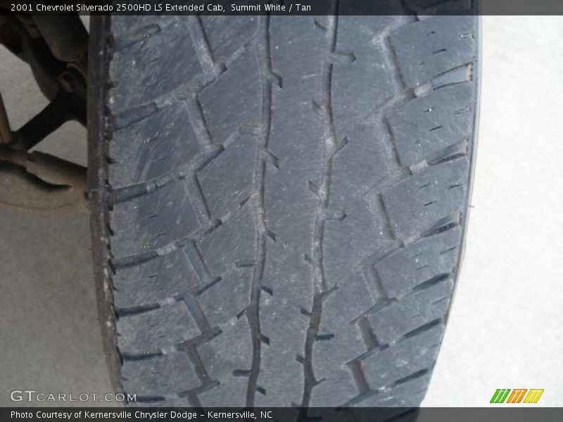Summit White / Tan 2001 Chevrolet Silverado 2500HD LS Extended Cab