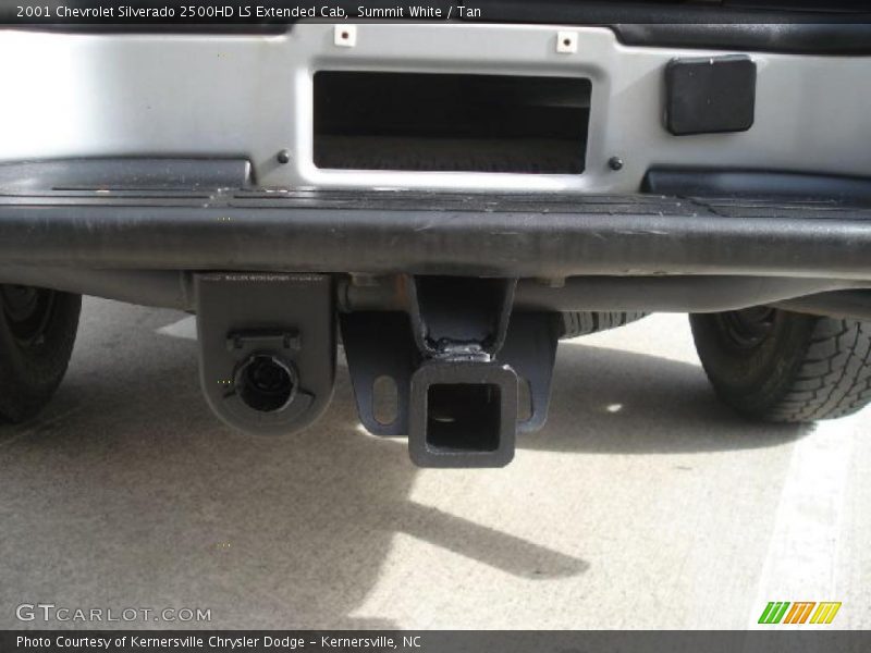Summit White / Tan 2001 Chevrolet Silverado 2500HD LS Extended Cab