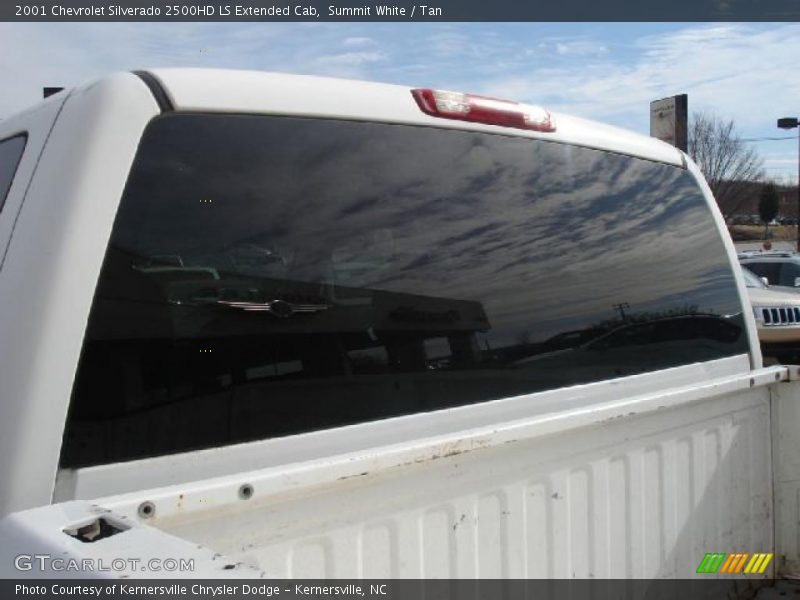 Summit White / Tan 2001 Chevrolet Silverado 2500HD LS Extended Cab