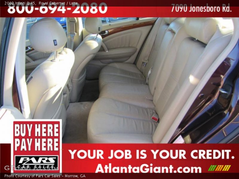 Royal Cabernet / Latte 2002 Infiniti Q 45