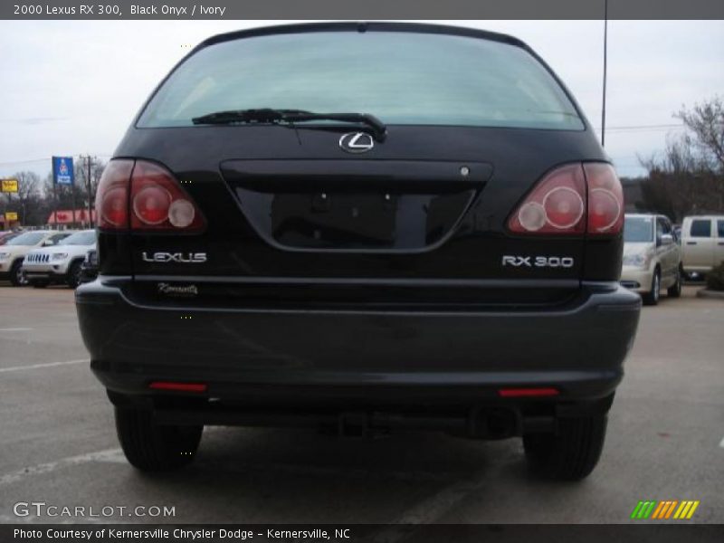 Black Onyx / Ivory 2000 Lexus RX 300