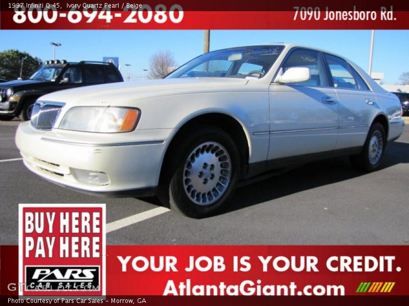 Ivory Quartz Pearl / Beige 1997 Infiniti Q 45