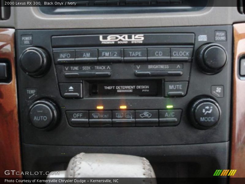 Black Onyx / Ivory 2000 Lexus RX 300