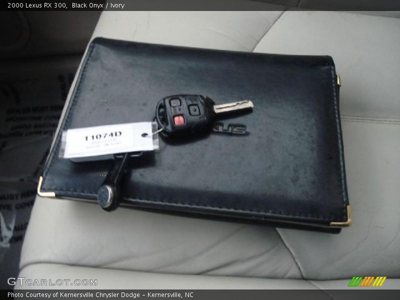 Black Onyx / Ivory 2000 Lexus RX 300