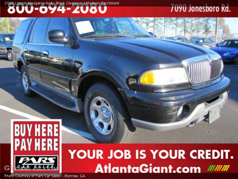 Black Clearcoat / Medium Parchment 2000 Lincoln Navigator 4x4