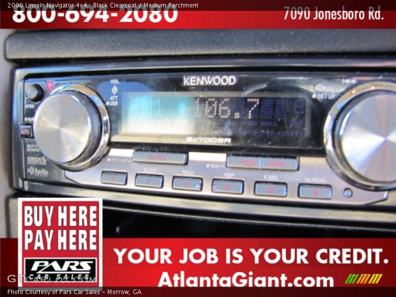 Black Clearcoat / Medium Parchment 2000 Lincoln Navigator 4x4