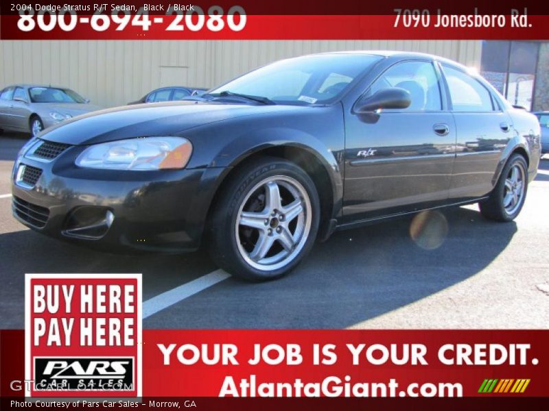 Black / Black 2004 Dodge Stratus R/T Sedan