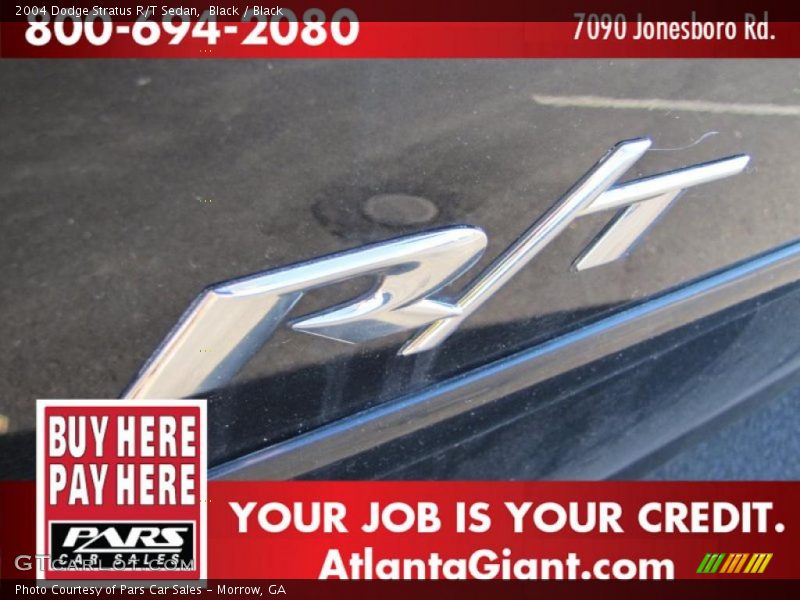 Black / Black 2004 Dodge Stratus R/T Sedan