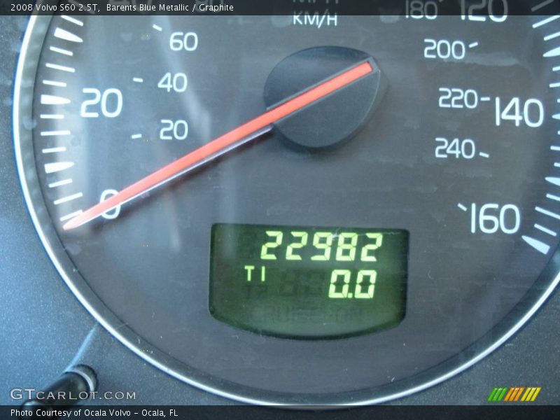 Barents Blue Metallic / Graphite 2008 Volvo S60 2.5T