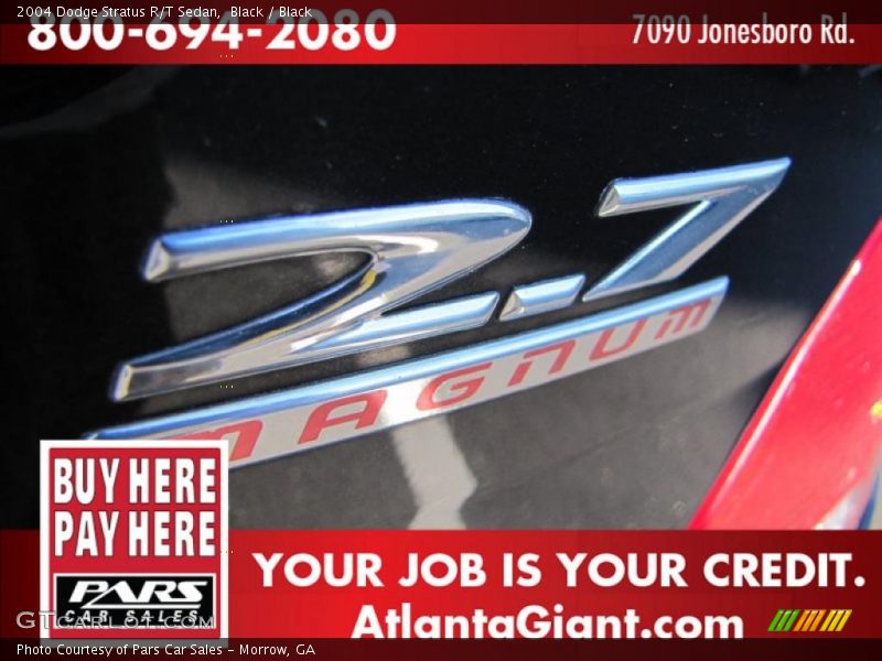 Black / Black 2004 Dodge Stratus R/T Sedan
