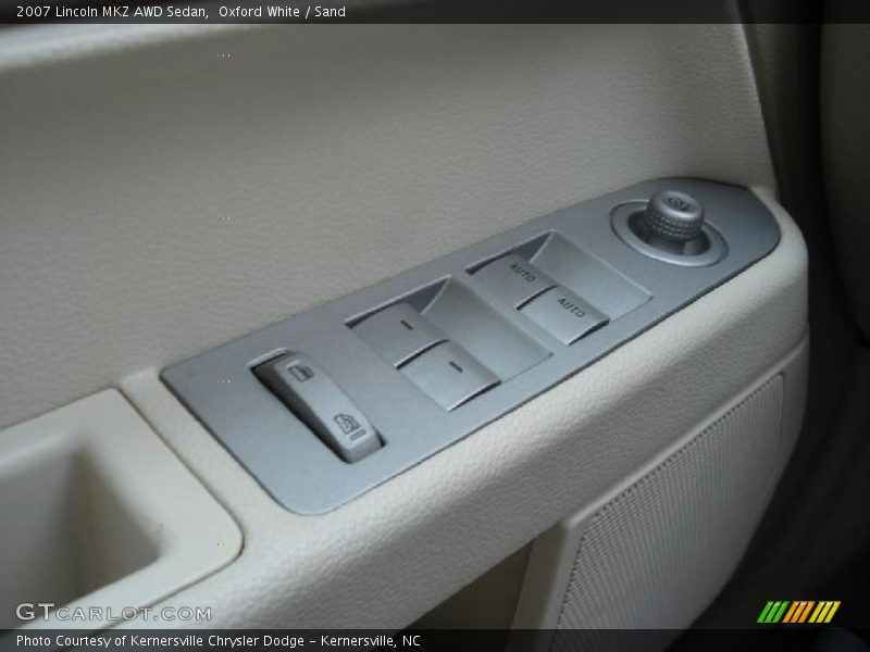 Oxford White / Sand 2007 Lincoln MKZ AWD Sedan