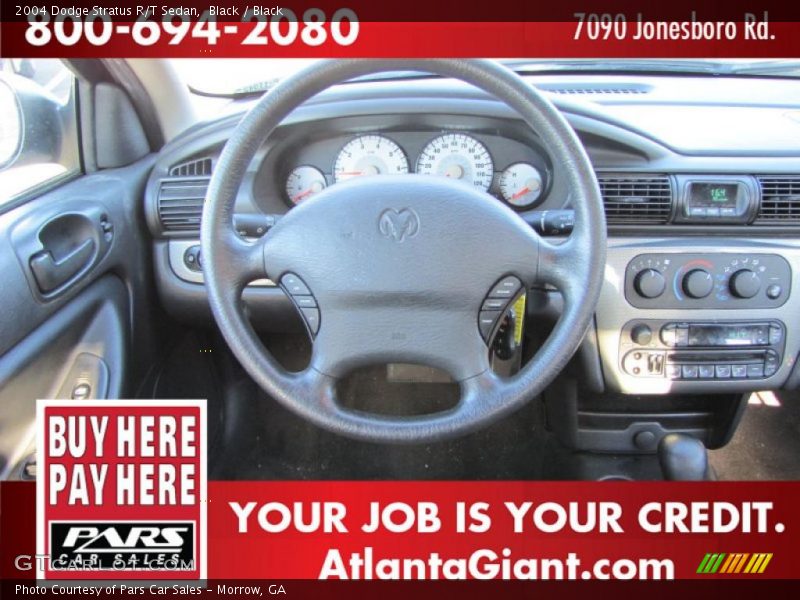 Black / Black 2004 Dodge Stratus R/T Sedan