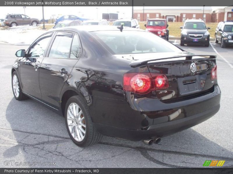 Black / Anthracite Black 2008 Volkswagen Jetta Wolfsburg Edition Sedan