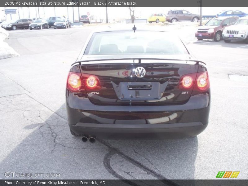 Black / Anthracite Black 2008 Volkswagen Jetta Wolfsburg Edition Sedan