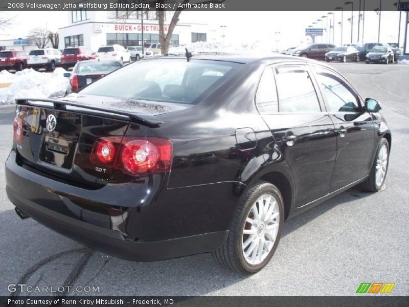 Black / Anthracite Black 2008 Volkswagen Jetta Wolfsburg Edition Sedan