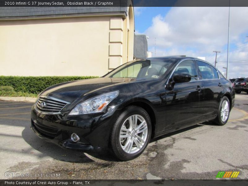 Obsidian Black / Graphite 2010 Infiniti G 37 Journey Sedan