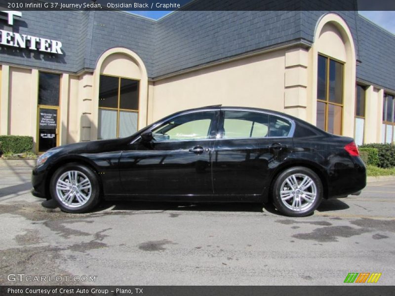 Obsidian Black / Graphite 2010 Infiniti G 37 Journey Sedan