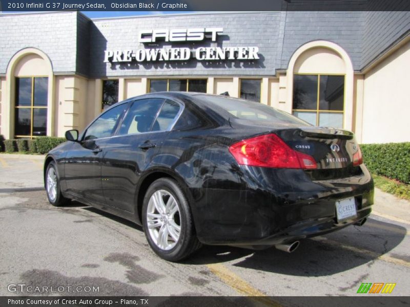 Obsidian Black / Graphite 2010 Infiniti G 37 Journey Sedan