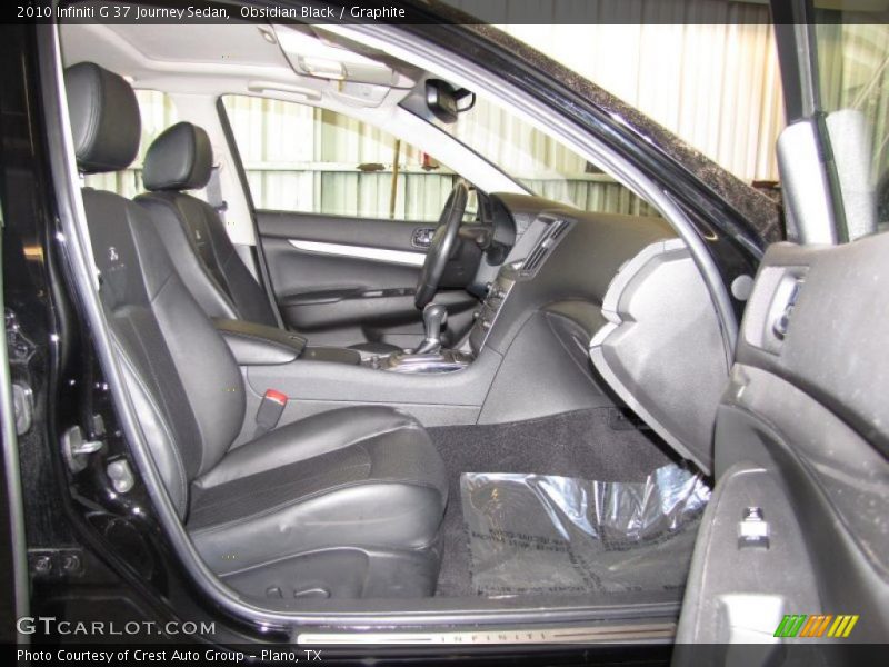 Obsidian Black / Graphite 2010 Infiniti G 37 Journey Sedan