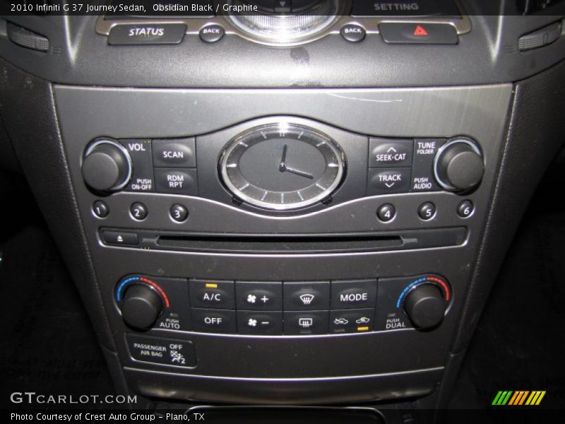 Obsidian Black / Graphite 2010 Infiniti G 37 Journey Sedan
