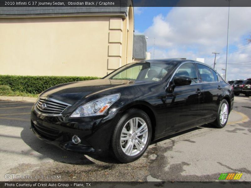 Obsidian Black / Graphite 2010 Infiniti G 37 Journey Sedan