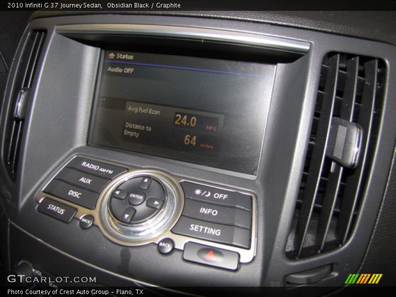 Obsidian Black / Graphite 2010 Infiniti G 37 Journey Sedan